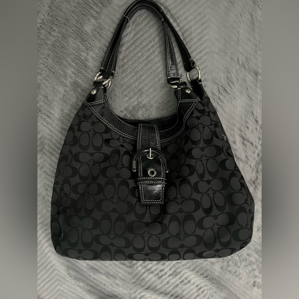 Coach bag with matching wallet